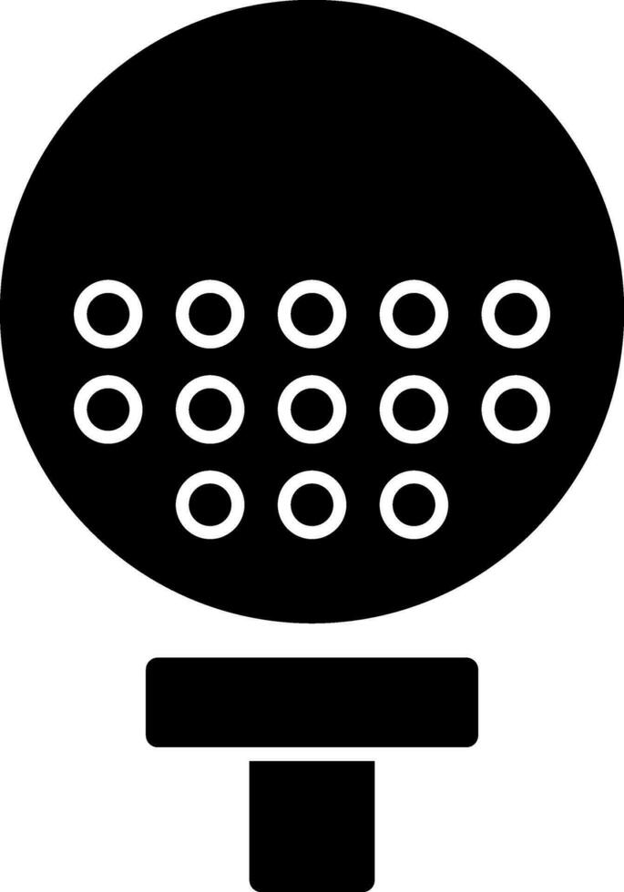 Golfball Vector Icon Design