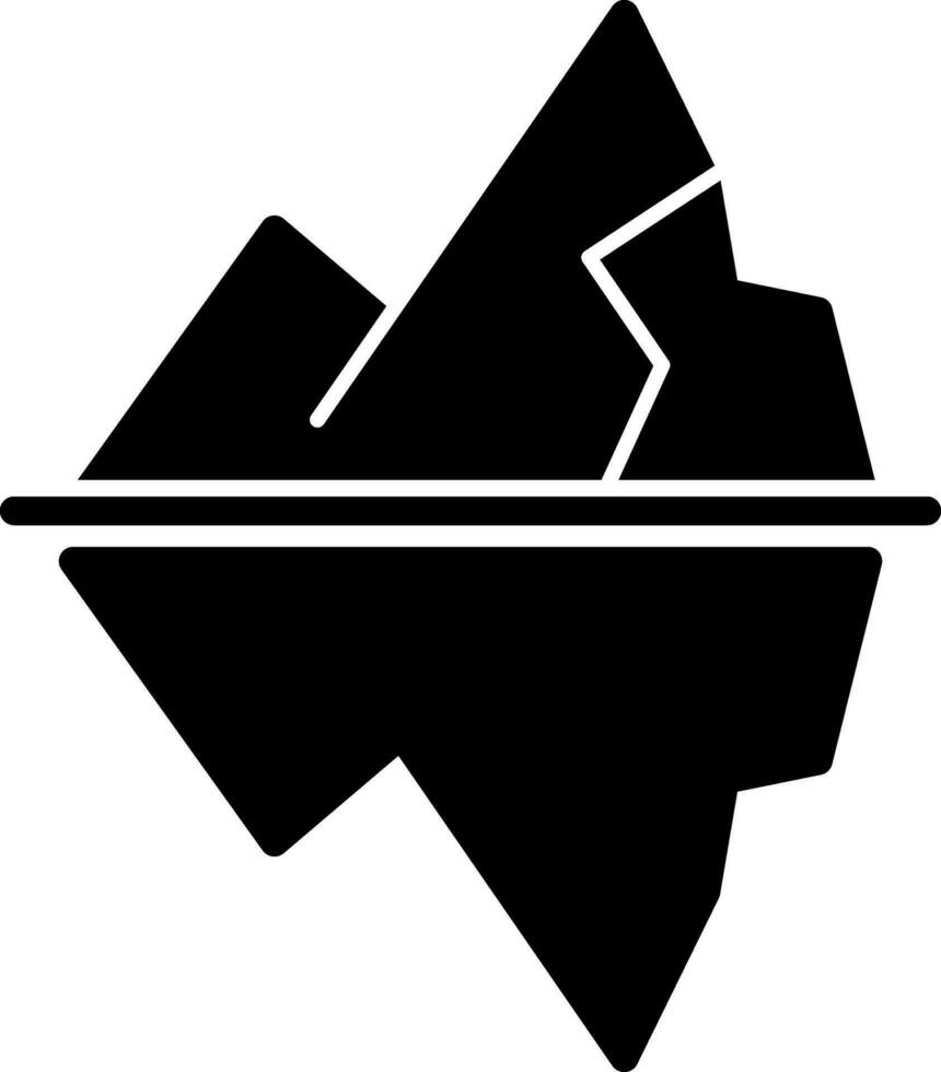 Iceberg Vector Icon Design