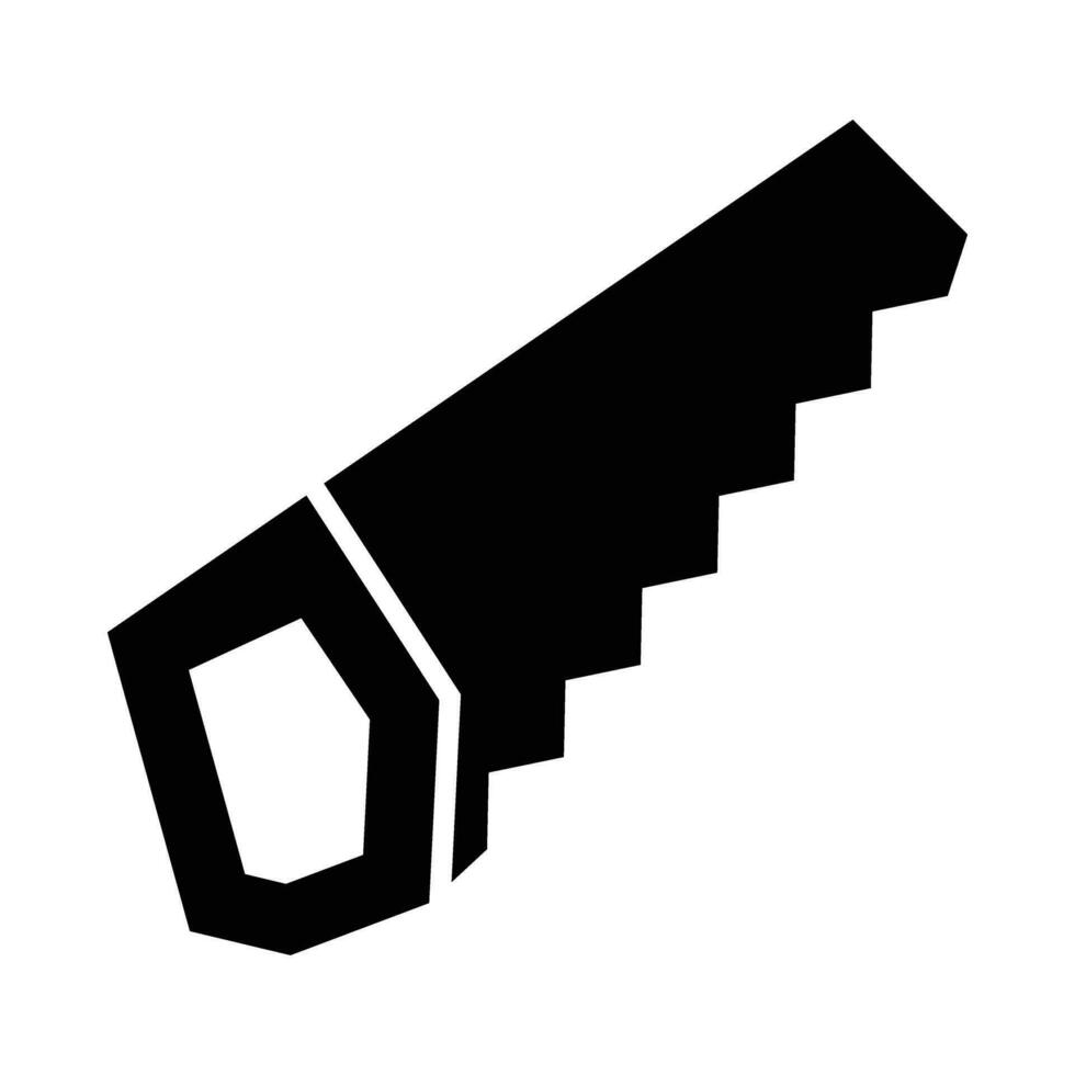 Handsaw Vector Glyph Icon For Personal And Commercial Use.