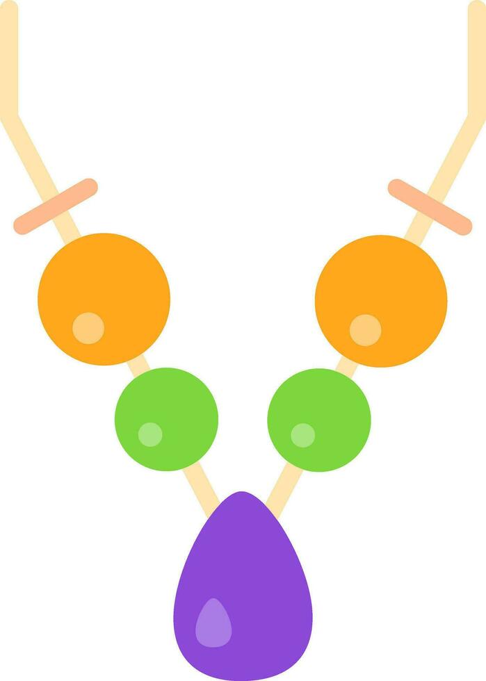 Necklace Vector Icon Design