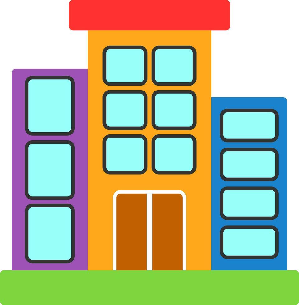 Building Vector Icon Design