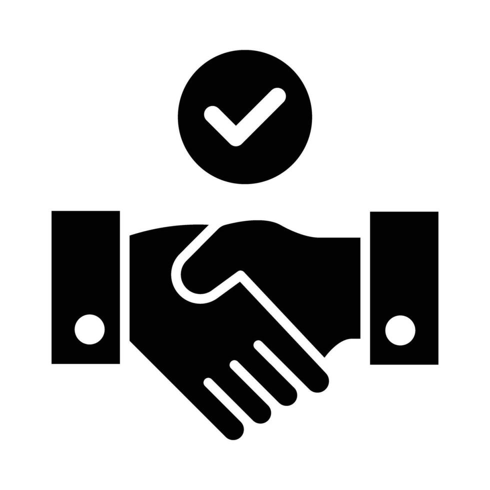 Deal Vector Glyph Icon For Personal And Commercial Use.