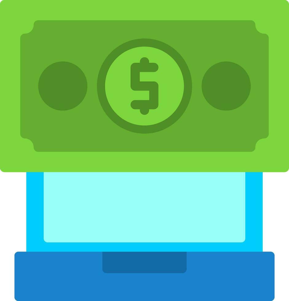 Online money Vector Icon Design