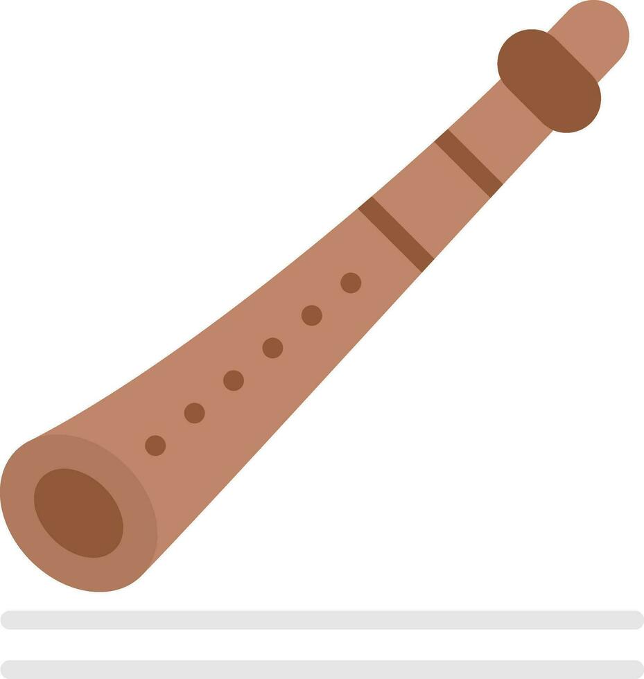 Shakuhachi Vector Icon Design