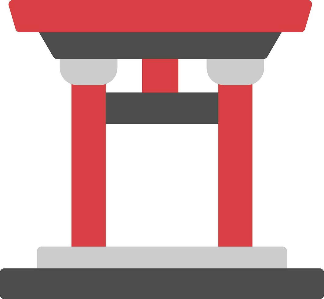 Torii gate Vector Icon Design