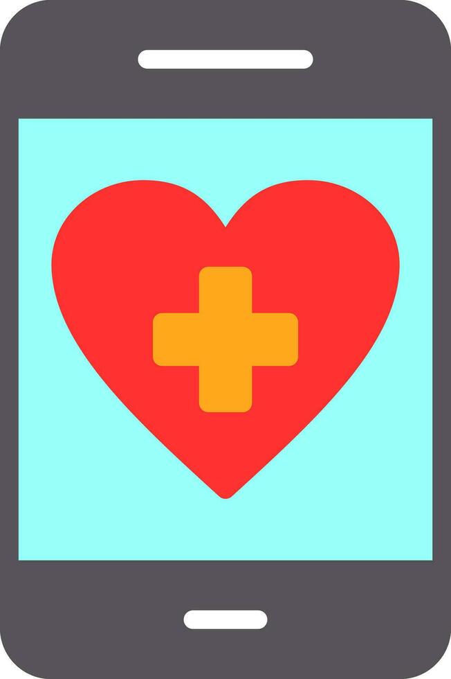 Health App Vector Icon Design