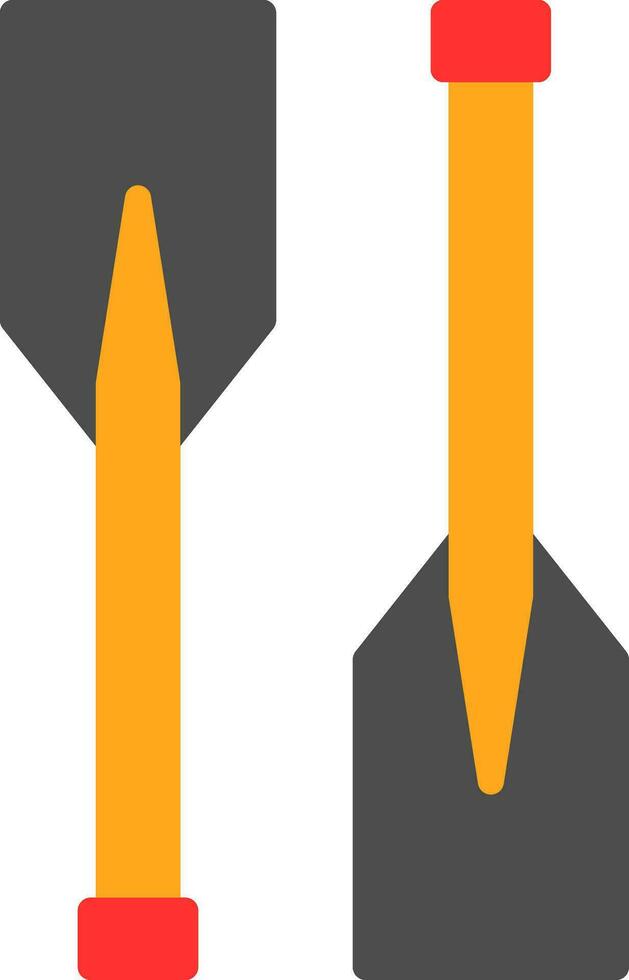 Oars Vector Icon Design