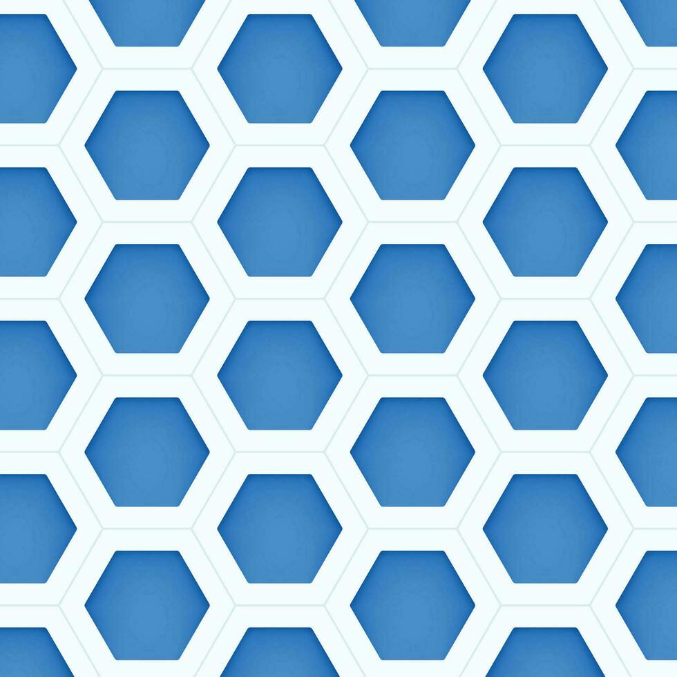 hexagon background cell vector