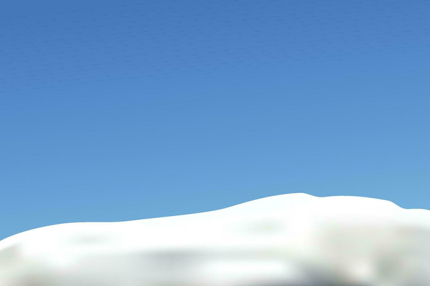 snow and blue sky vector