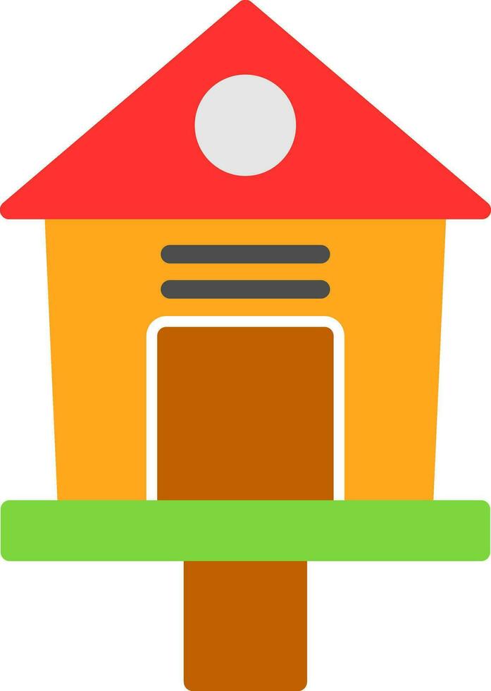 Bird House Vector Icon Design