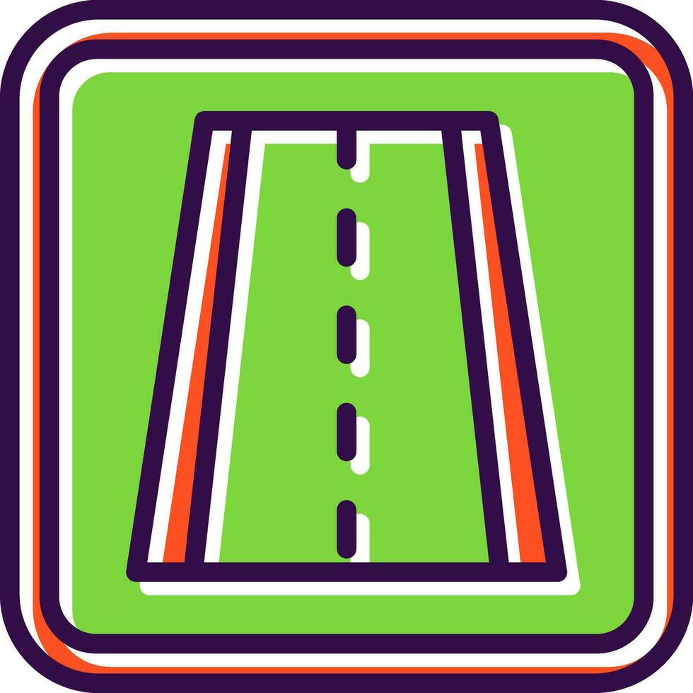 Motorway Vector Icon Design