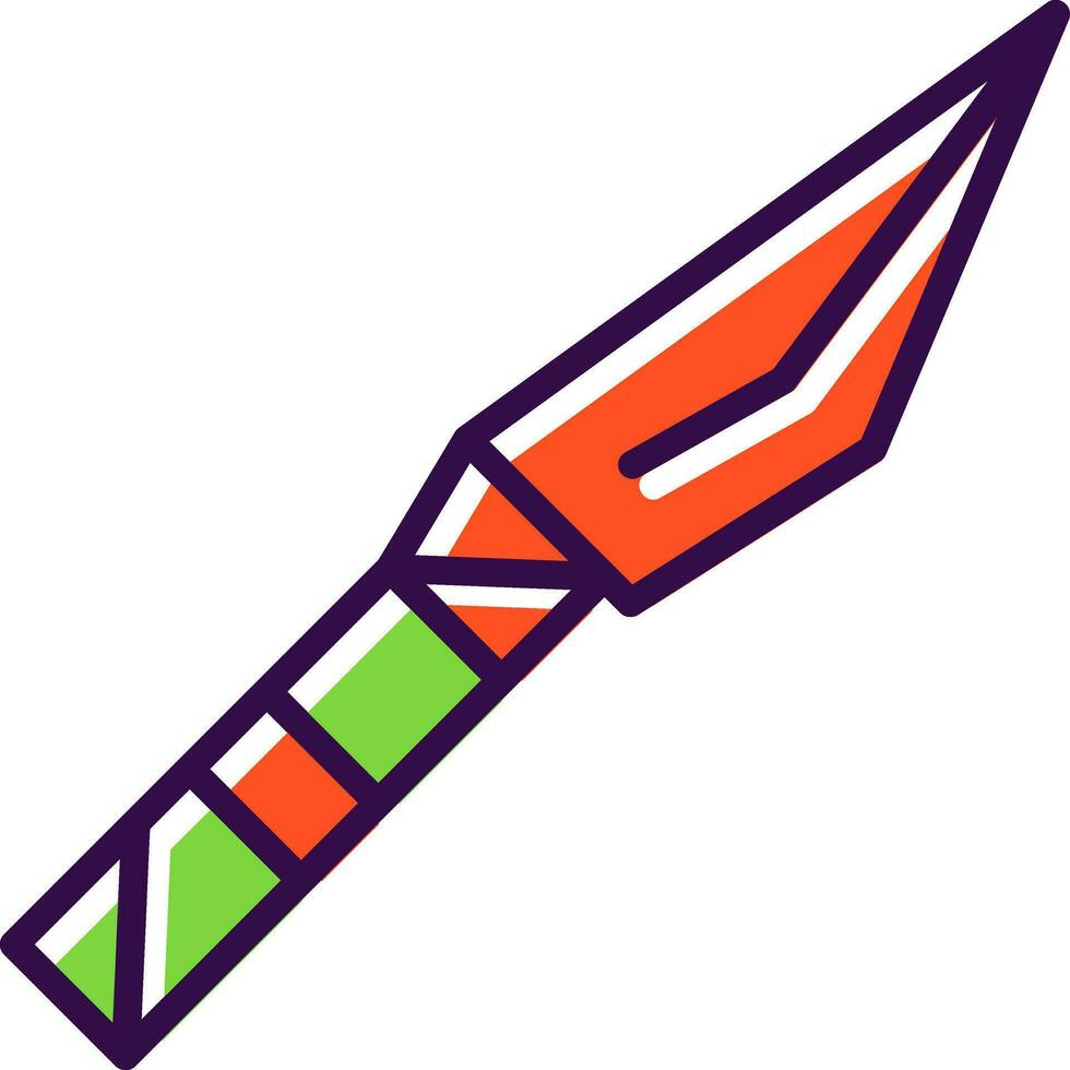 diseño de icono de vector de cuchillo