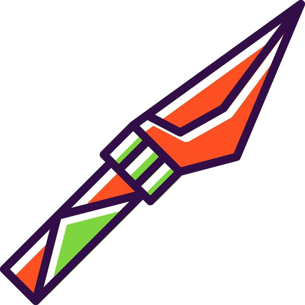 diseño de icono de vector de cuchillo