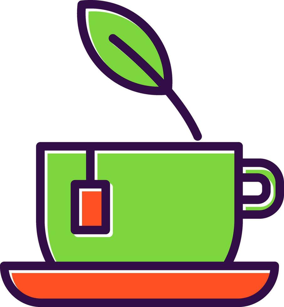 Green tea Vector Icon Design