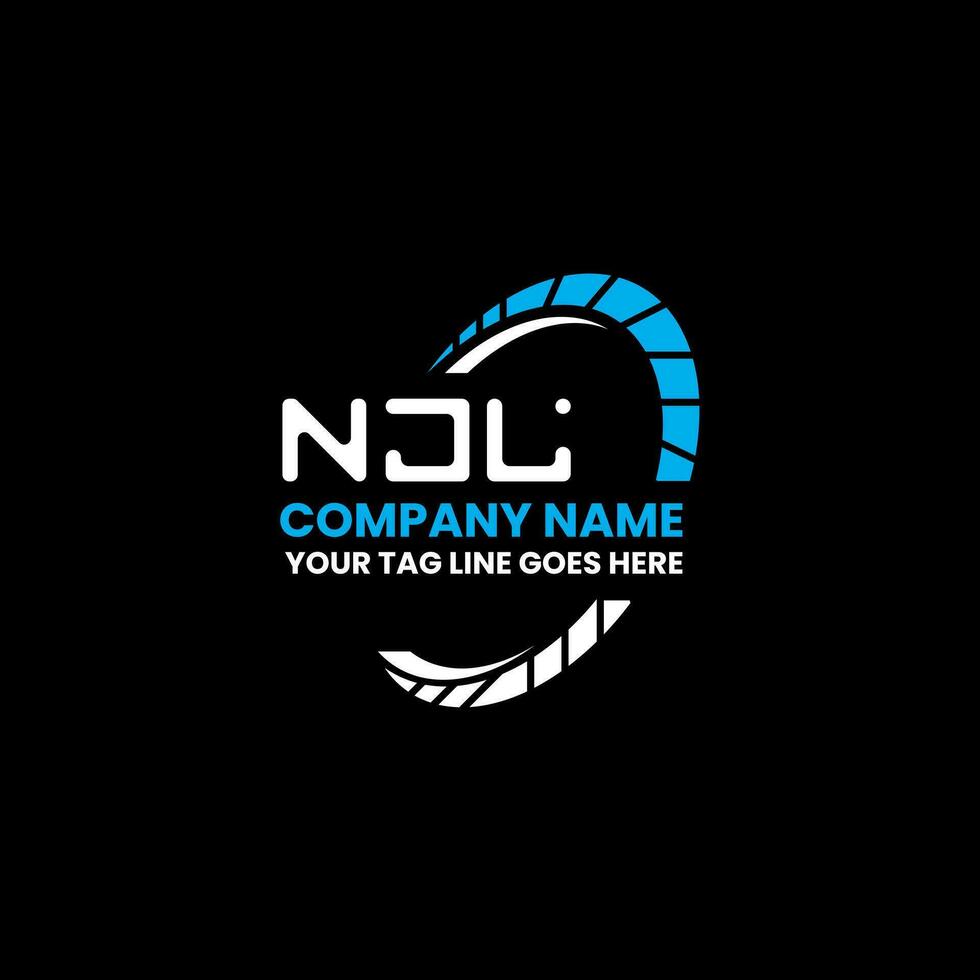 NJL letter logo vector design, NJL simple and modern logo. NJL luxurious alphabet design