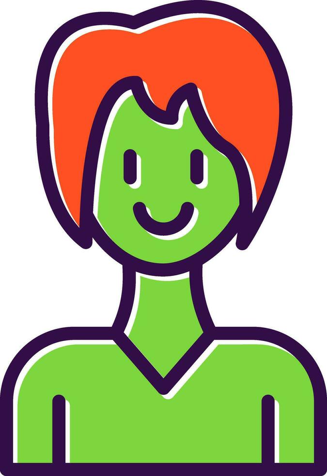 Girl Vector Icon Design