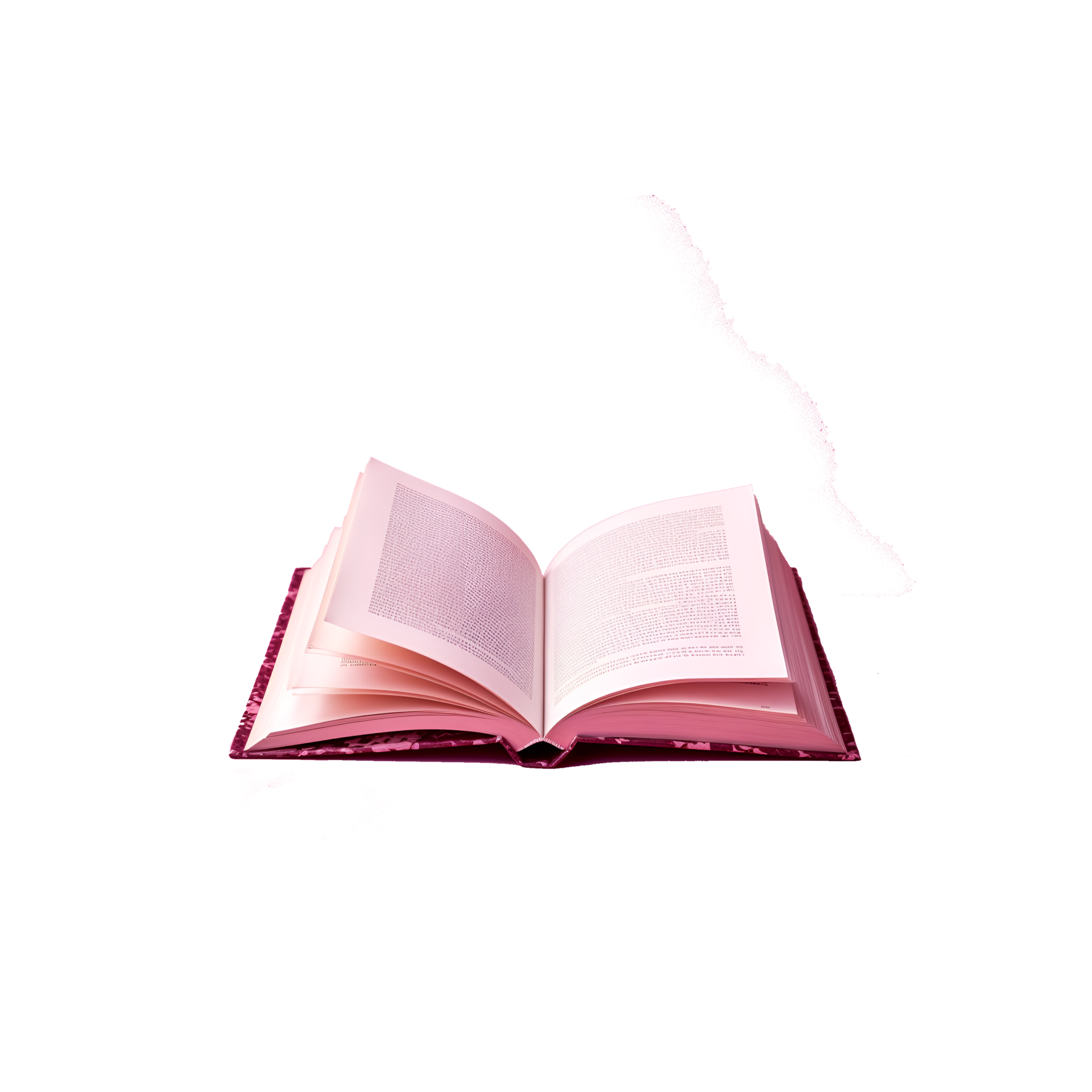Pink Book on Transparent background generative with ai 28664927 PNG