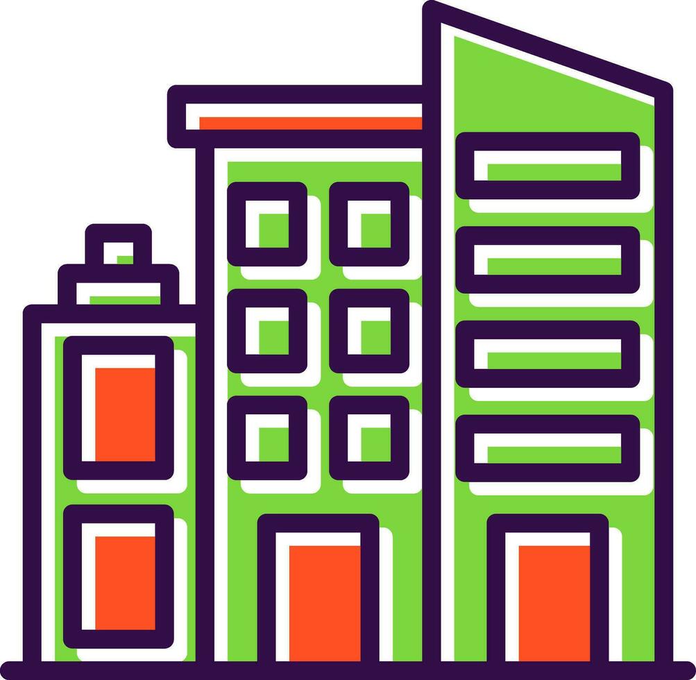 Building Vector Icon Design