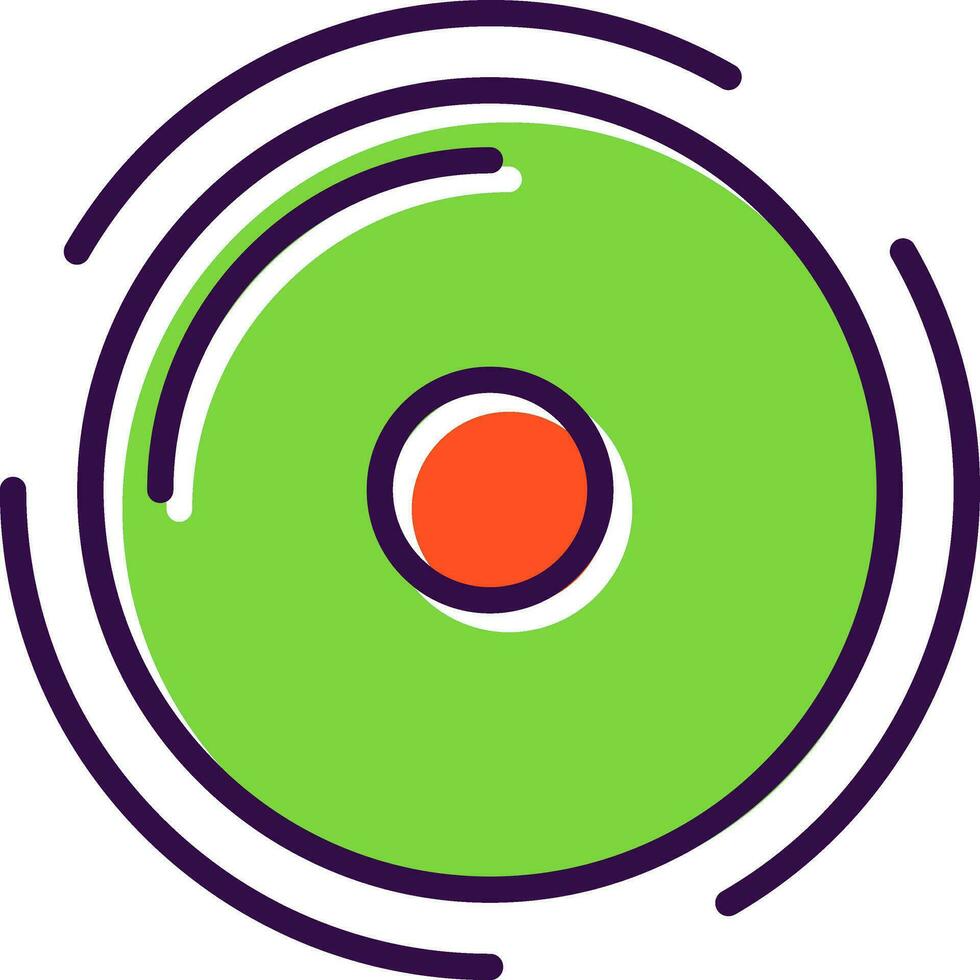 Frisbee Vector Icon Design