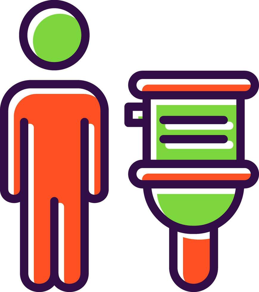 Restroom Vector Icon Design