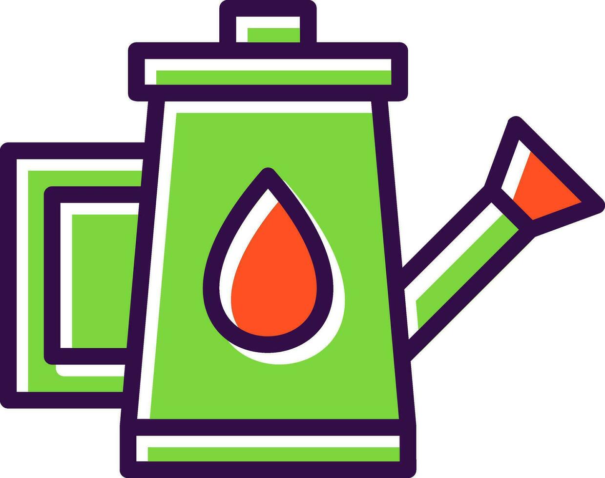 Watering Can Vector Icon Design
