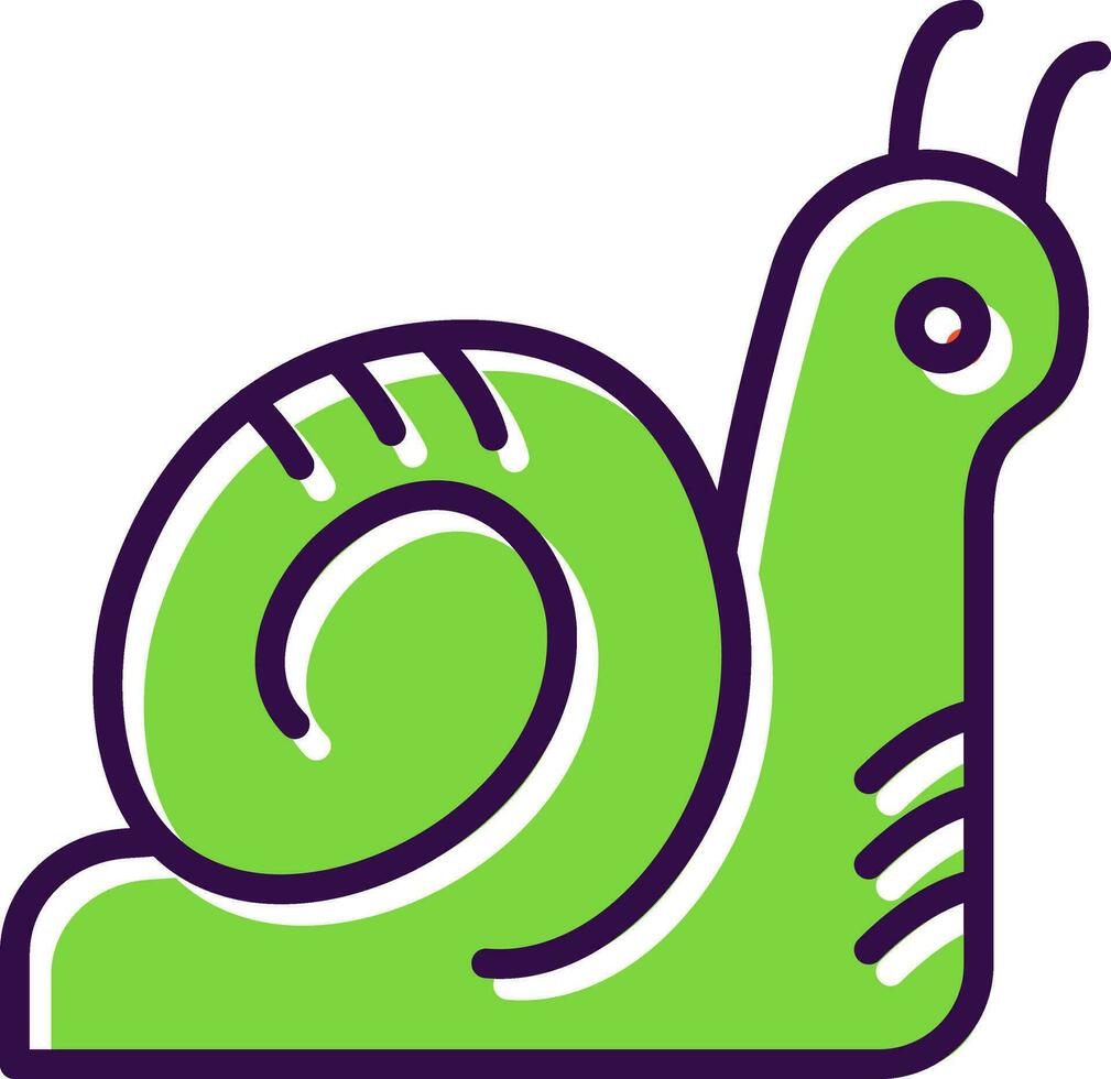 Snail Vector Icon Design