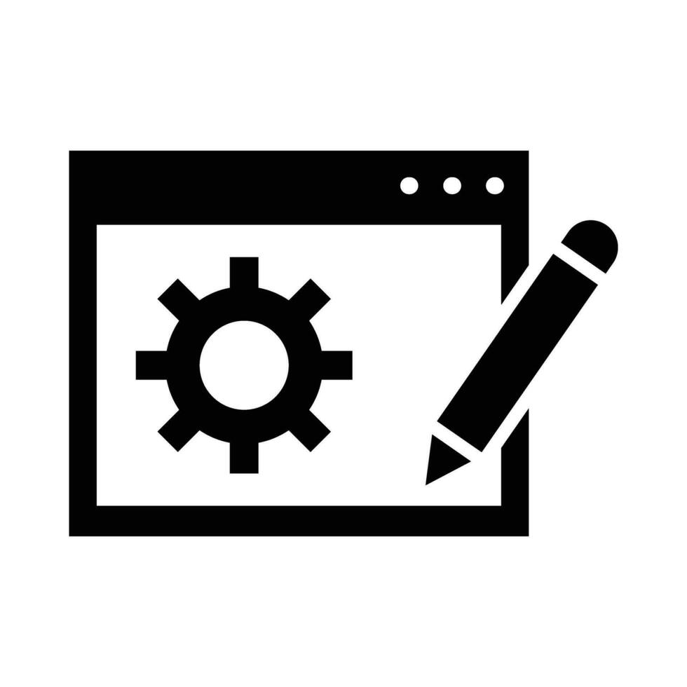 Blogging Service Vector Glyph Icon For Personal And Commercial Use.
