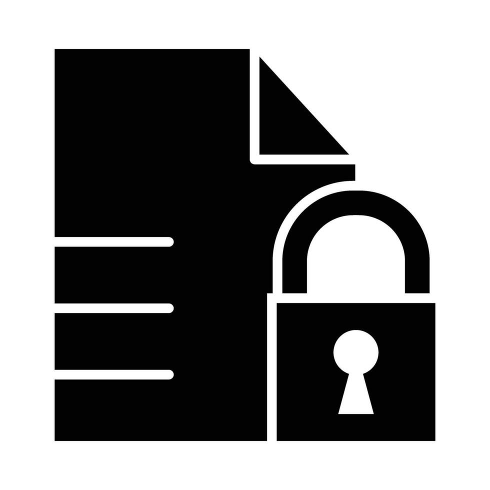 Confidentiality Vector Glyph Icon For Personal And Commercial Use.