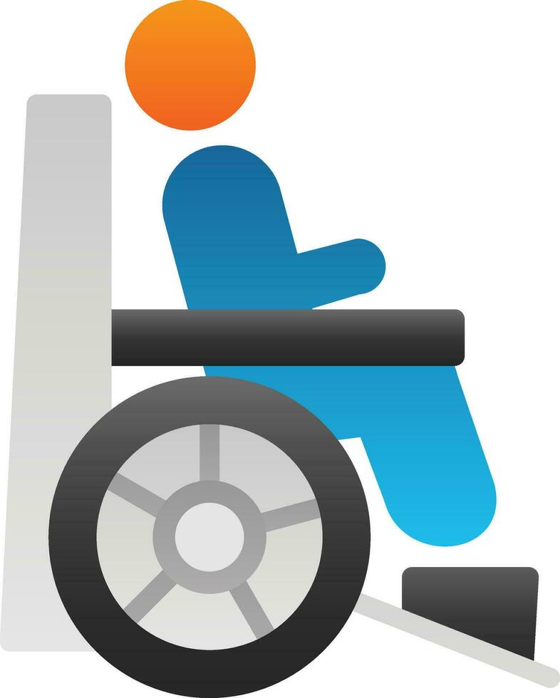 Disability Vector Icon Design