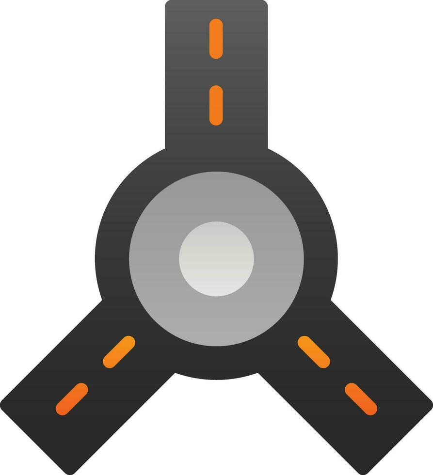 Roundabout Vector Icon Design