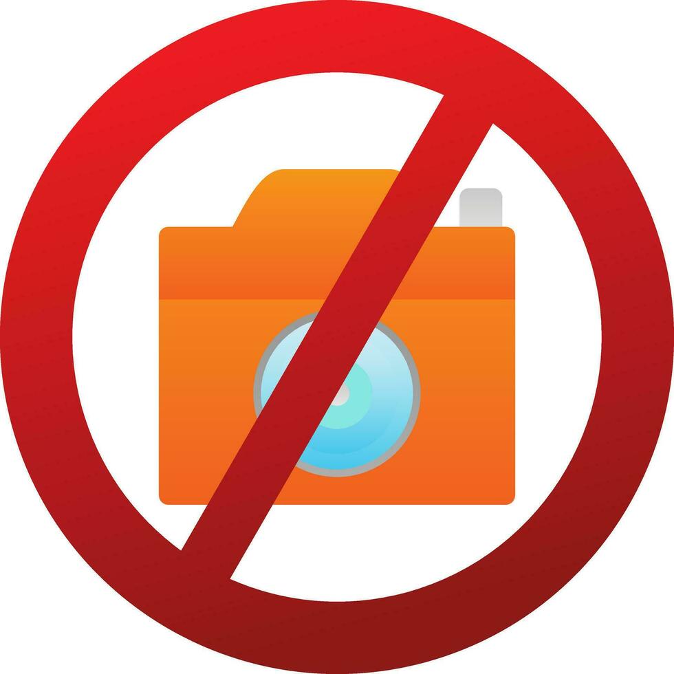 No Photos Vector Icon Design