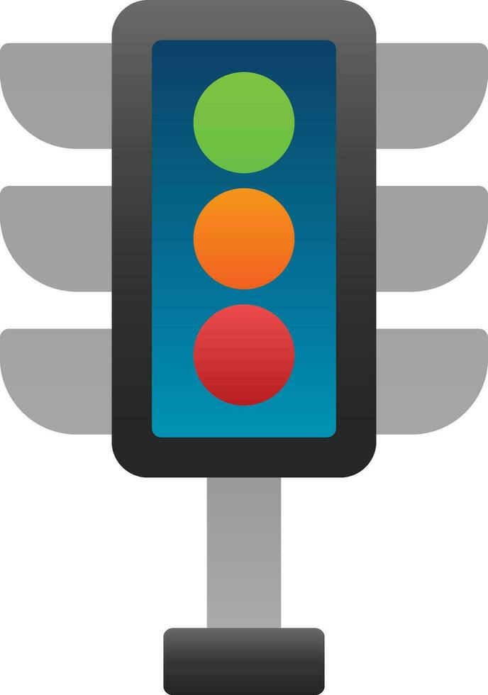Traffic light Vector Icon Design