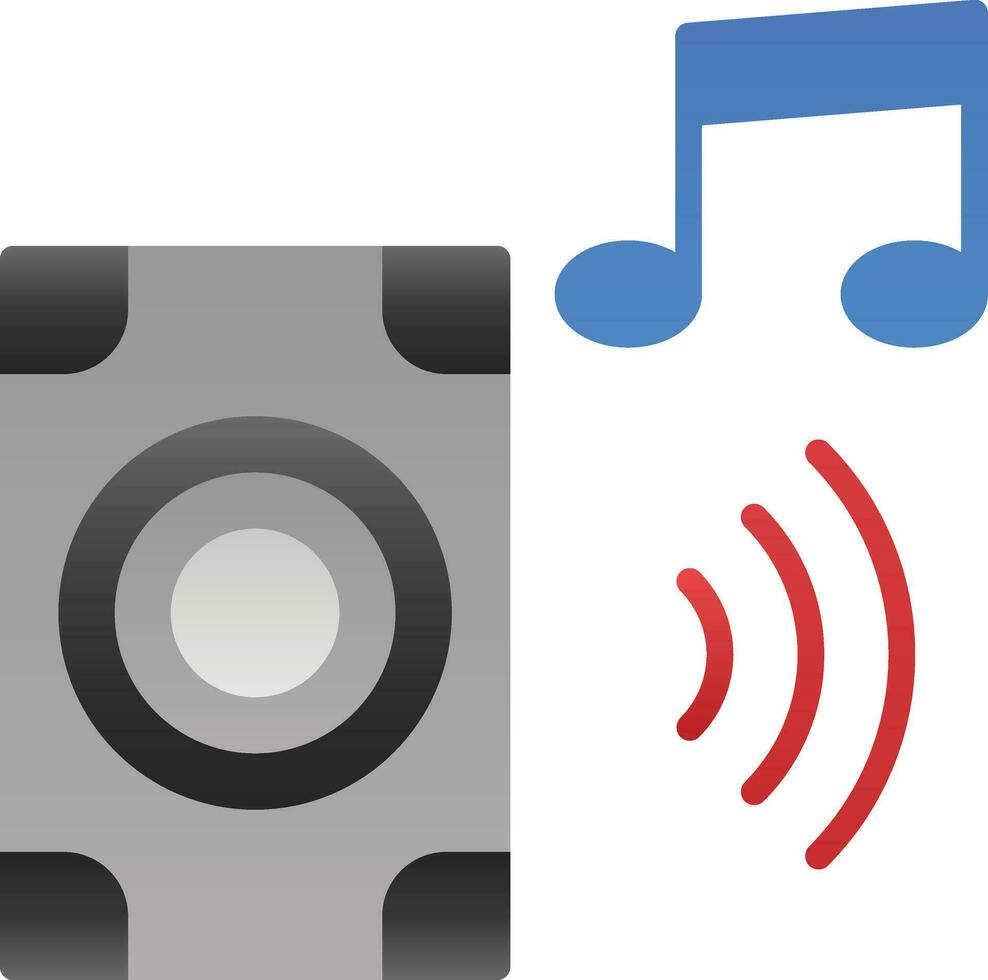 Music system Vector Icon Design