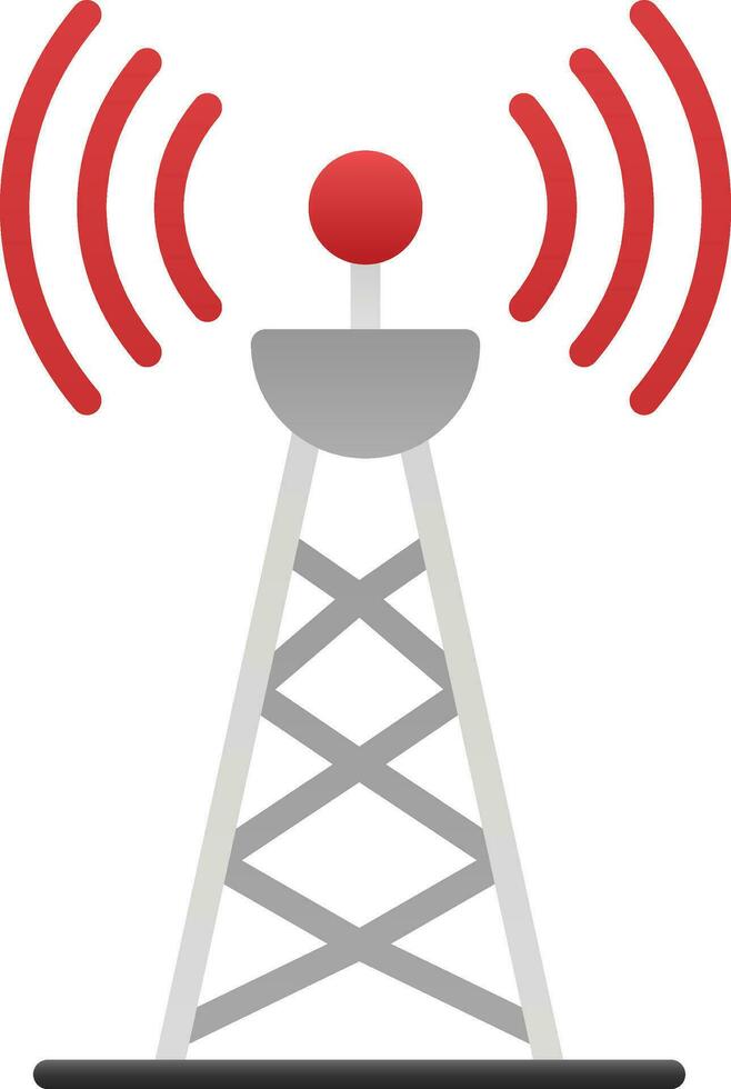 Radio tower Vector Icon Design