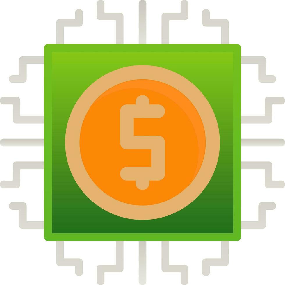 Digital currency Vector Icon Design