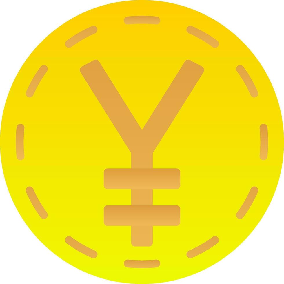 Japanese yen Vector Icon Design