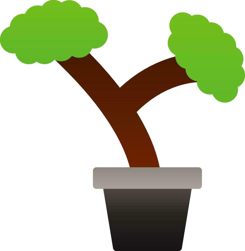 Bonsai Vector Icon Design