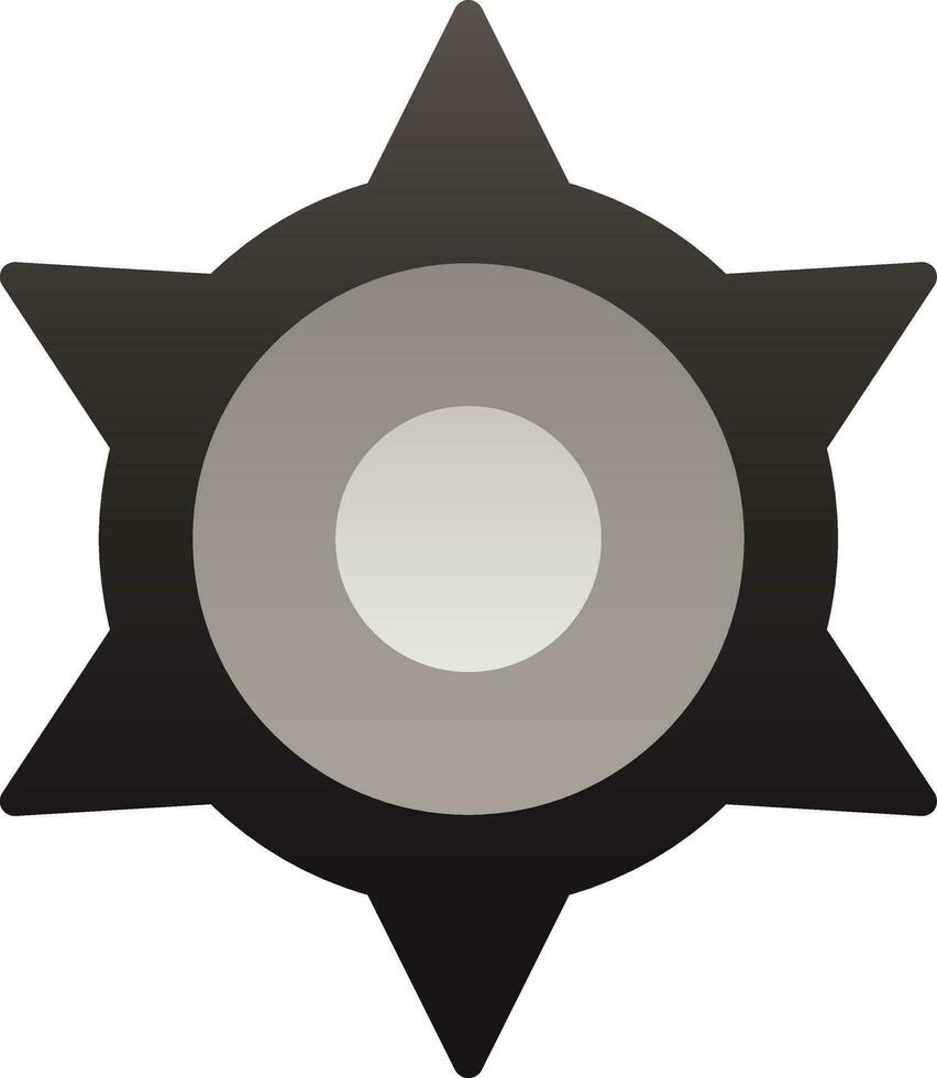 Shuriken Vector Icon Design