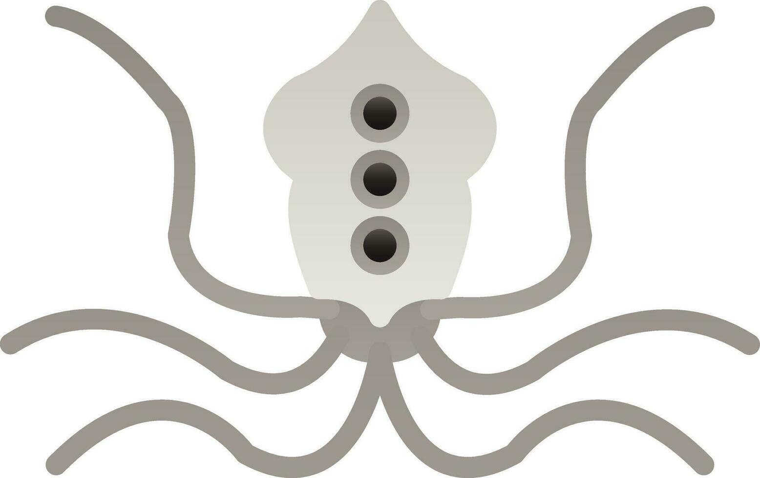 Squid Vector Icon Design