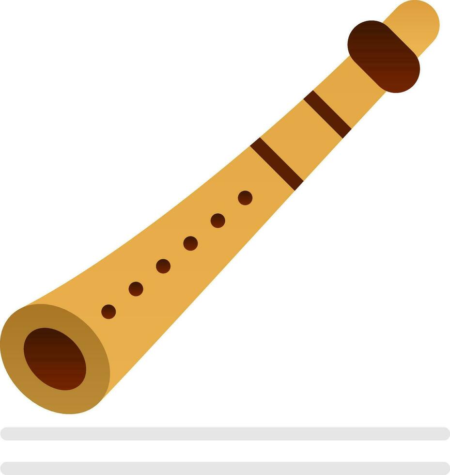 Shakuhachi Vector Icon Design