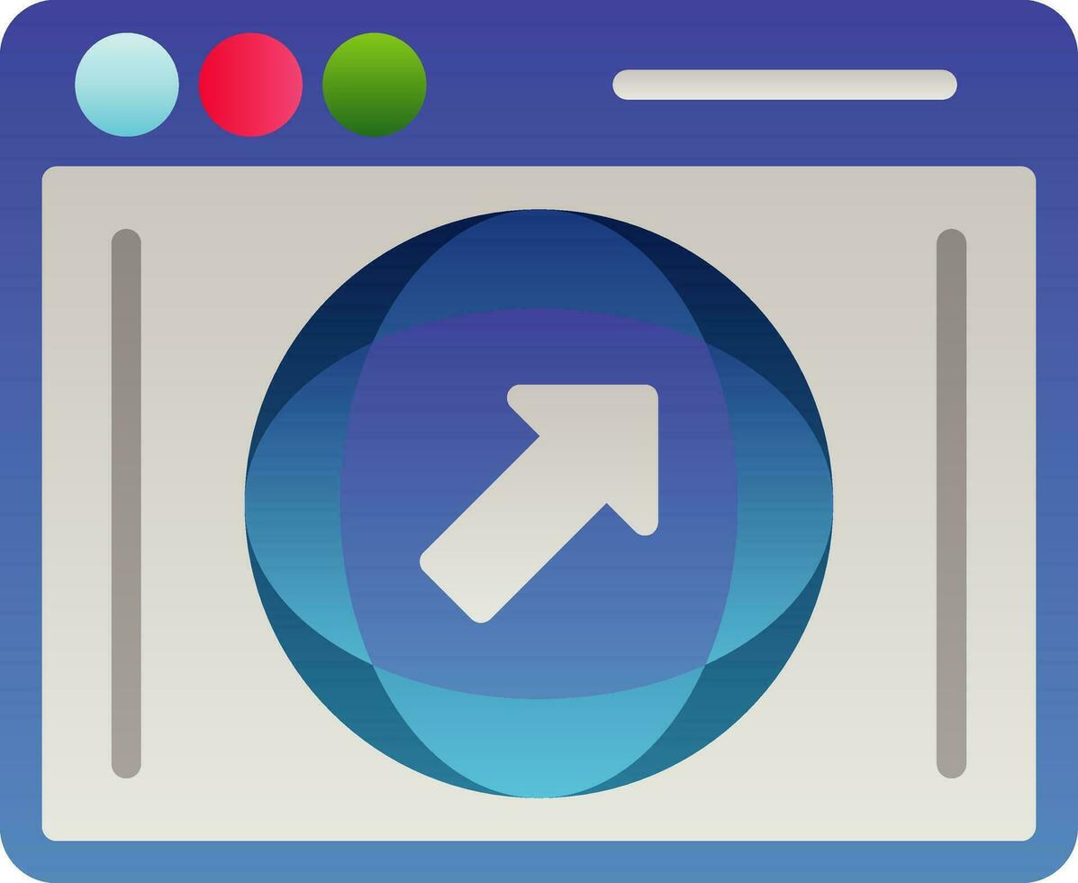 Website Vector Icon Design