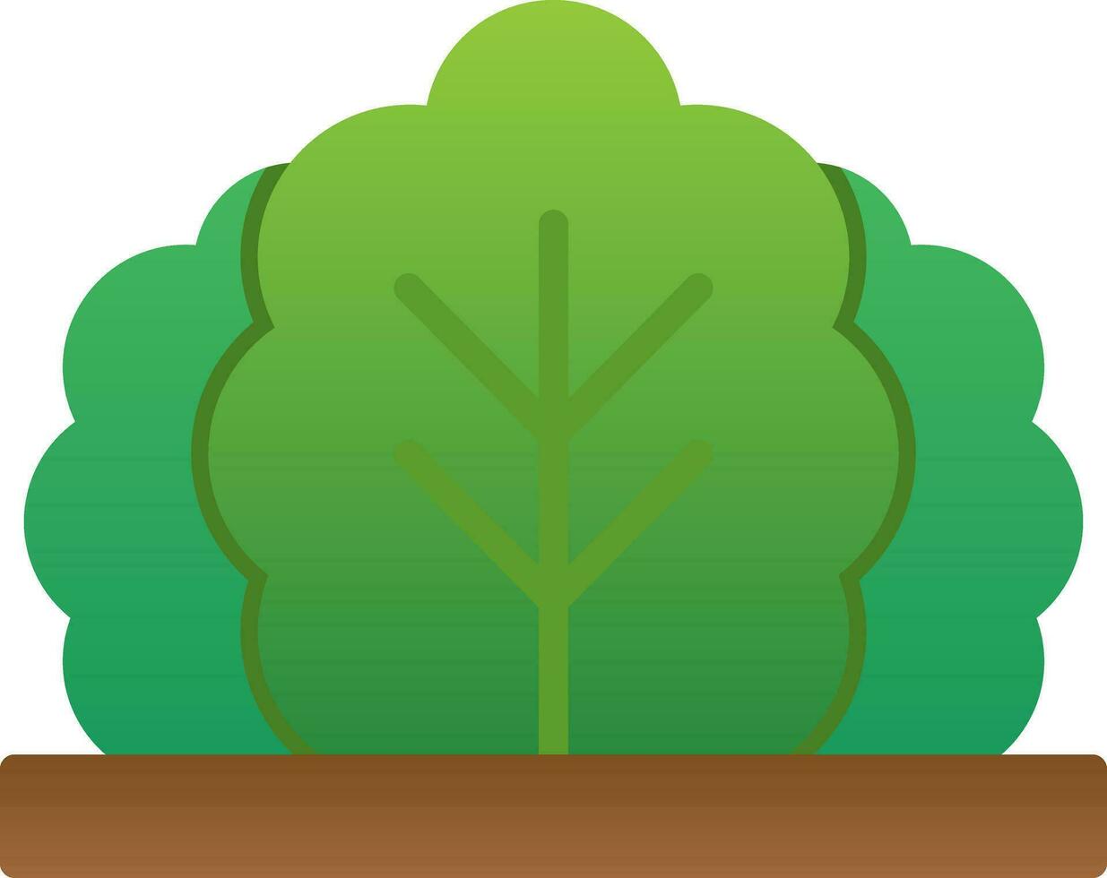 Bush Vector Icon Design