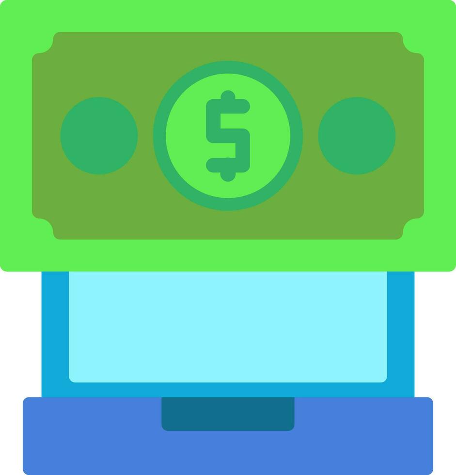 Online money Vector Icon Design