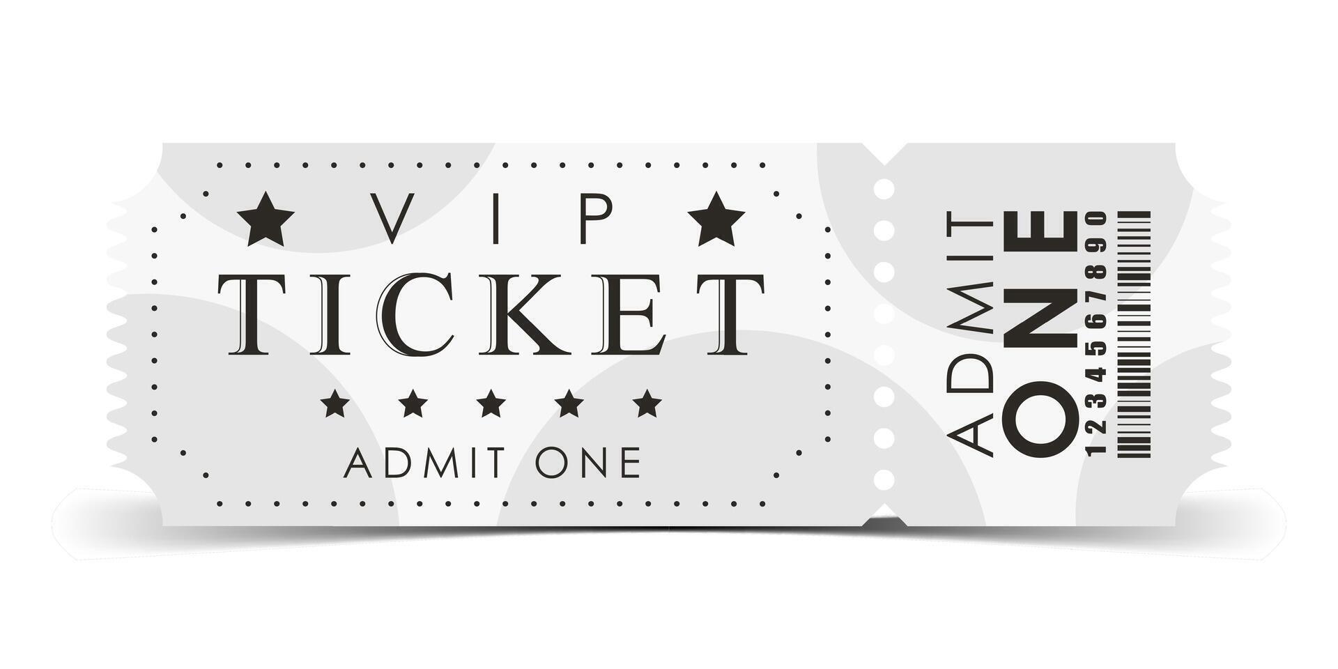 VIP Ticket design template. . vector