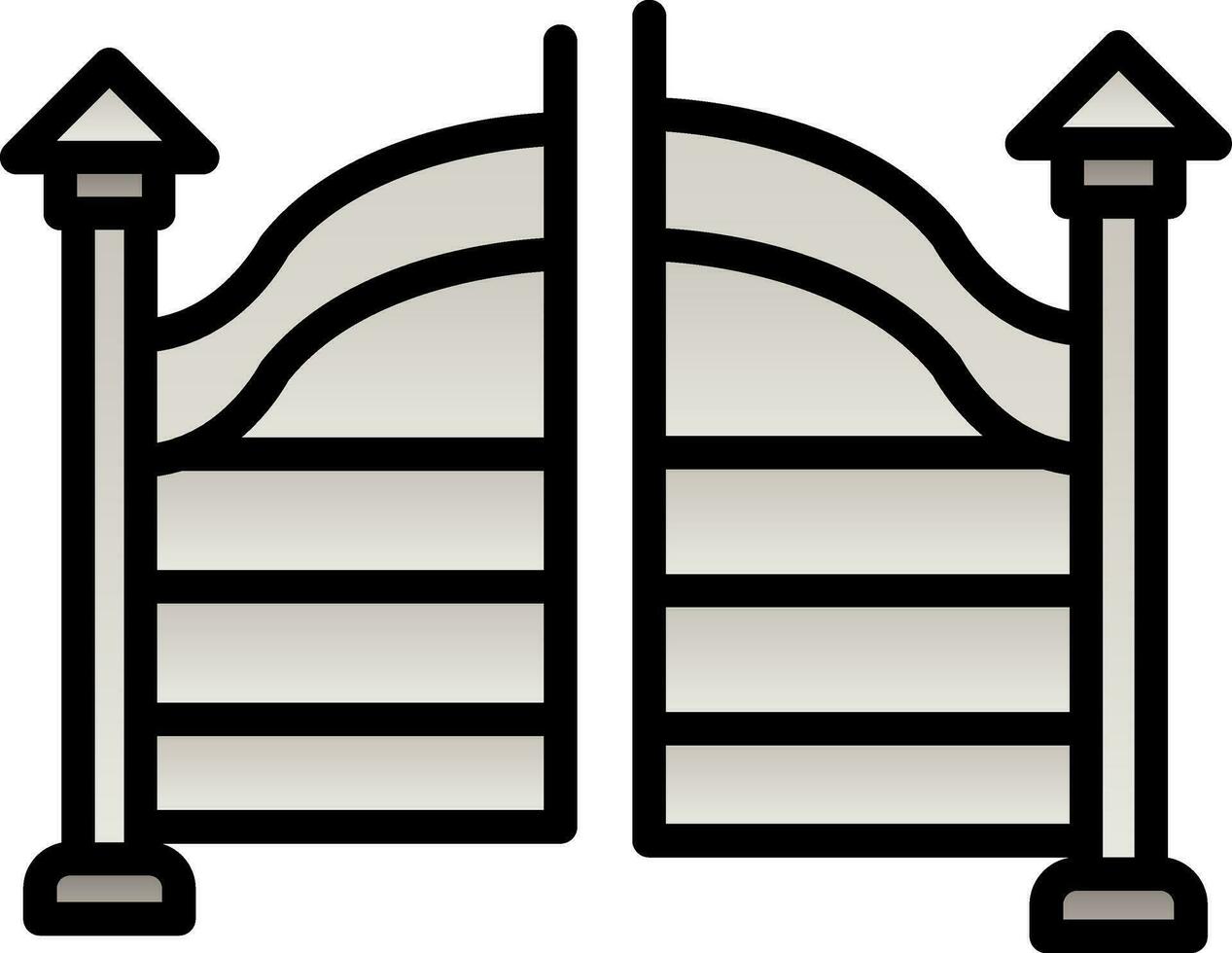 Gate Vector Icon Design