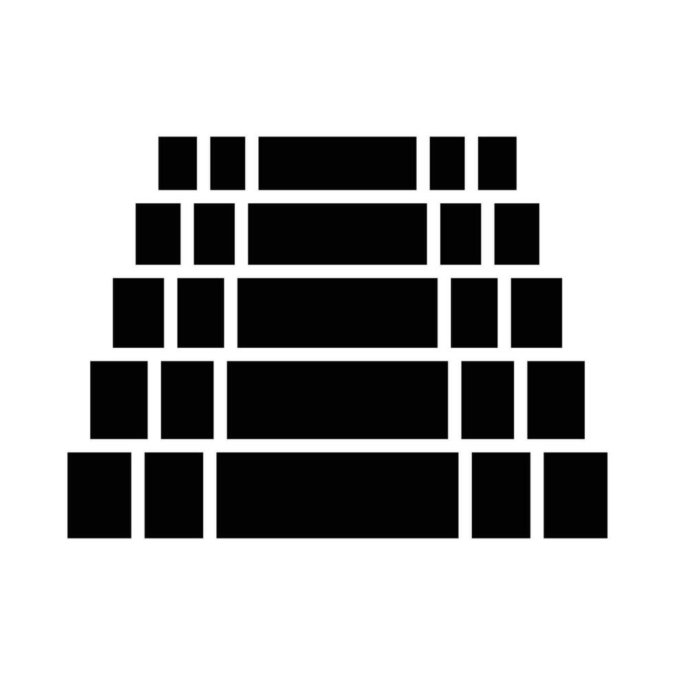 Stairs Vector Glyph Icon For Personal And Commercial Use.