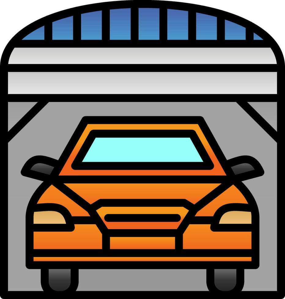 Garage Vector Icon Design
