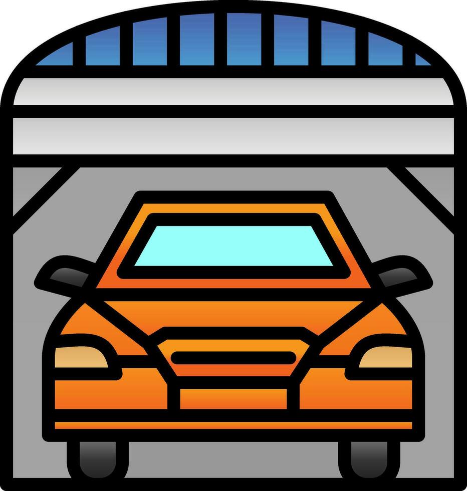 Garage Vector Icon Design