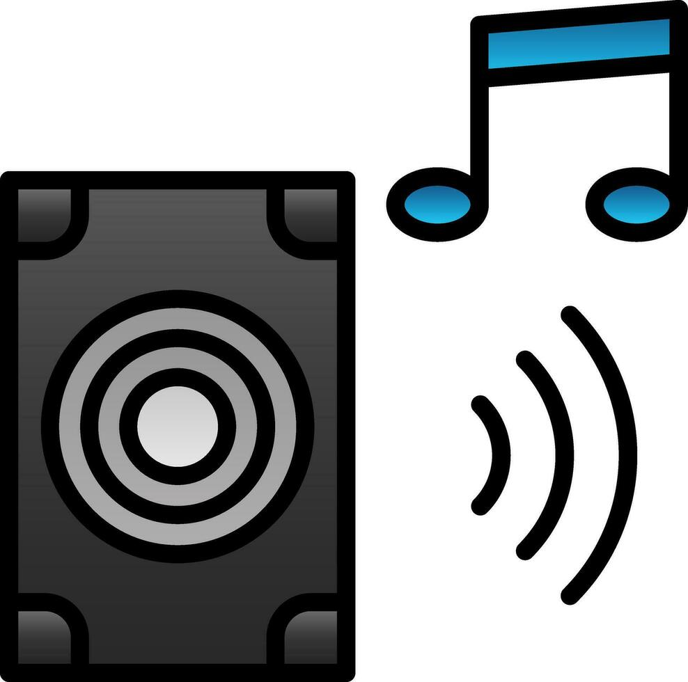 Music system Vector Icon Design