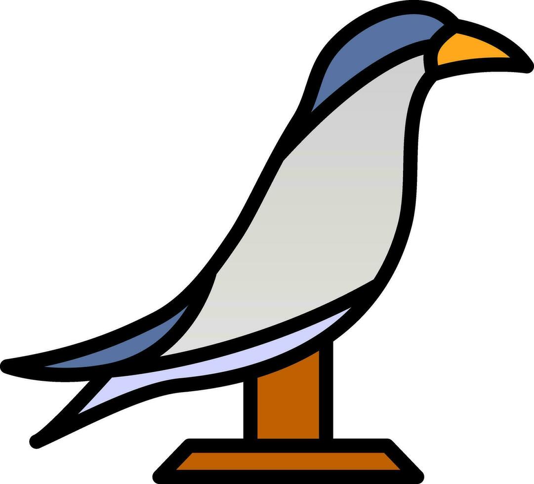 ártico golondrina de mar en vuelo vector icono diseño